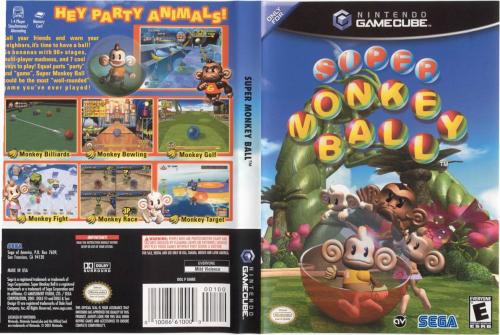 Super Monkey Ball (Europe) (En,Fr,De,Es,It) Cover - Click for full size image